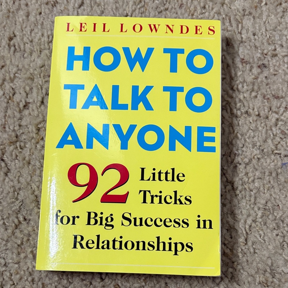 How to Talk to Anyone by - Yellow Cover